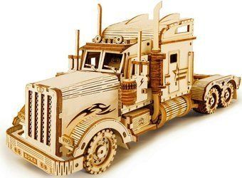 ROBOTIME Drewniany Model Puzzle 3D Ciężarówka