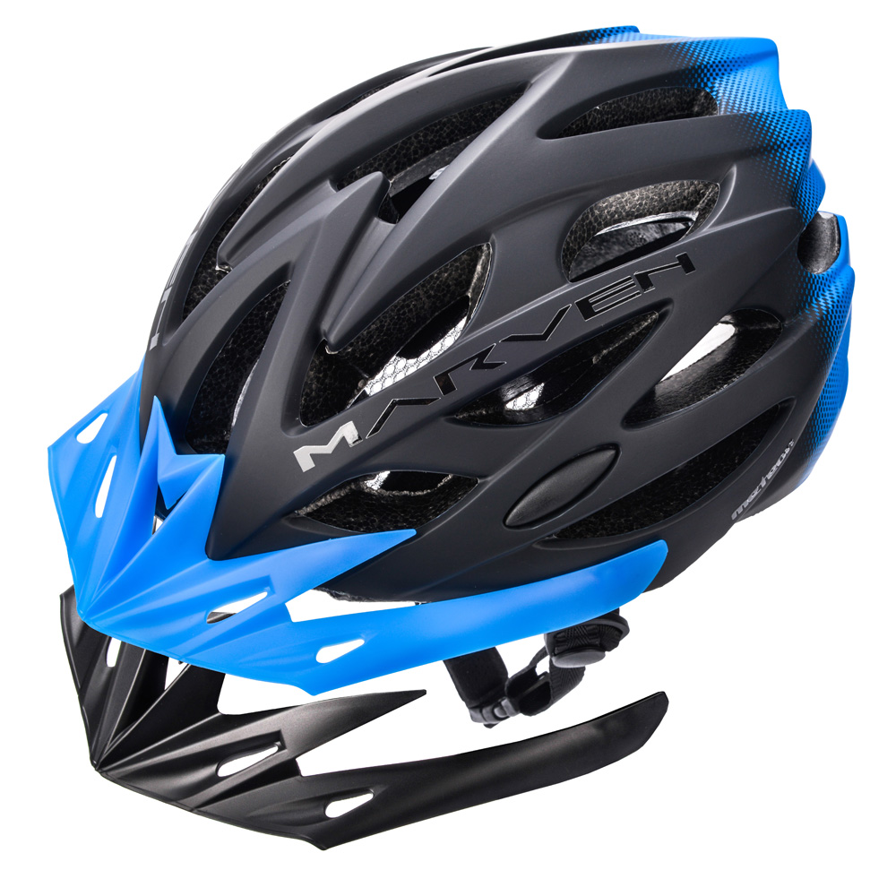 Kask Rowerowy Meteor Marven L 58 61 Cm Czarny Niebieski L SPORT