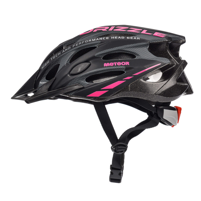 Kask rowerowy Meteor MV29 Drizzle XL 61-63 cm czarny/różowy