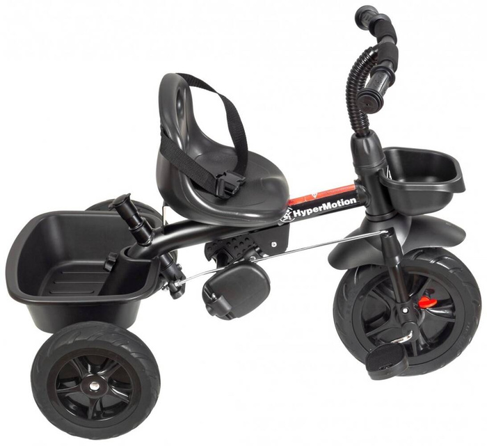 Rowerek trójkołowy TOBI VECTOR - kolor czarny + pchacz