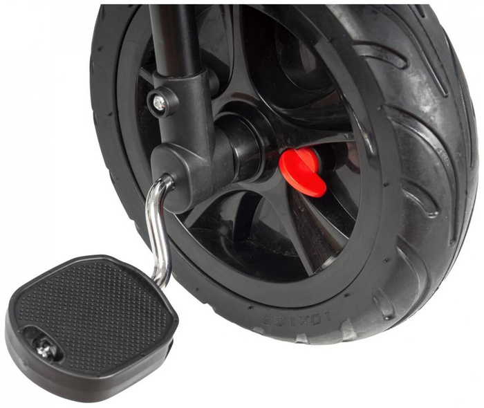 Rowerek trójkołowy TOBI VECTOR - kolor czarny + pchacz