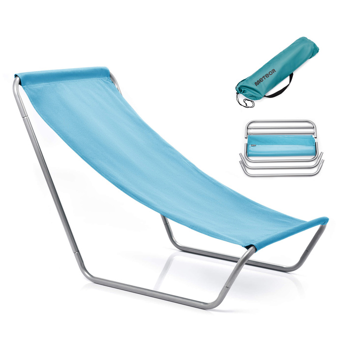 Leżak składany Meteor Slumber niebieski