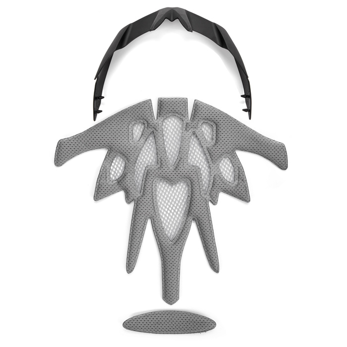 Kask rowerowy Meteor Gruver S 52-56 cm czarny/biały/pomarańczowy