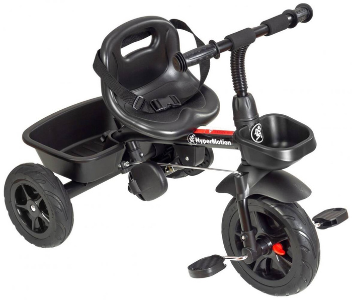 Rowerek trójkołowy TOBI VECTOR - kolor czarny + pchacz