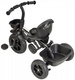 Rowerek trójkołowy TOBI VECTOR - kolor czarny + pchacz