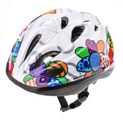 Kask rowerowy Meteor KS07 S 48-52 cm Colourful flowers