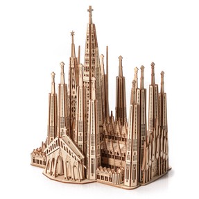 Little Story Drewniane Puzzle Model 3D - Kościół Sagrada Família