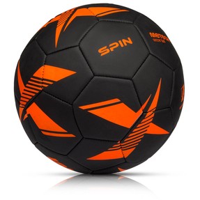 Piłka nożna Meteor Spin Football 5 black/orange