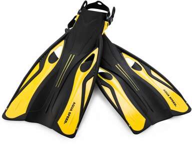 Regulowane płetwy do nurkowania Aqua Speed Swift 18 - żółte rozmiar 41/45