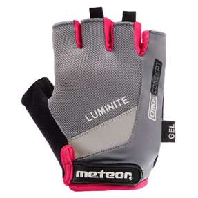 Rękawiczki rowerowe Meteor Gel GX34 grey-pink M