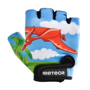 Rękawiczki rowerowe Meteor Kids M Dinosaur