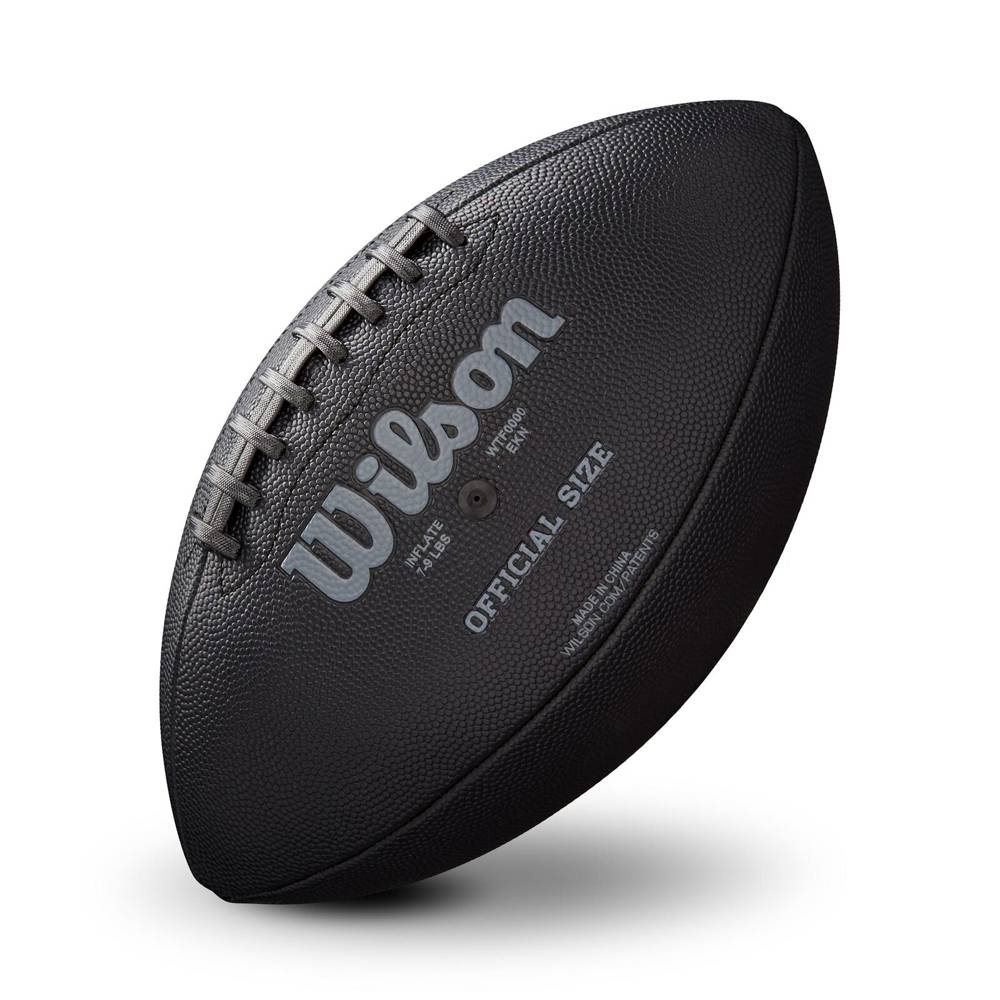 Wilson NFL Jet Black Football - Junior