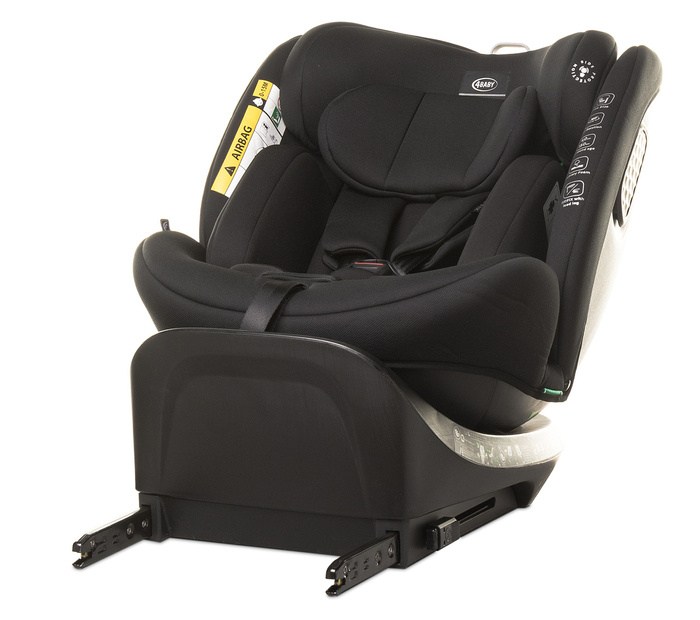 Fotelik samochodowy 4Baby Enzo-Fix (40-150 cm) black