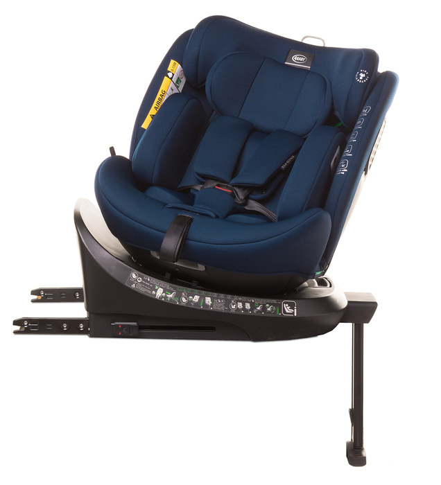 Fotelik samochodowy 4Baby Enzo-Fix (40-150 cm) navy blue