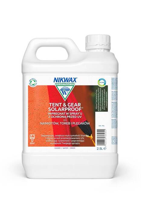 Impregnat do namiotów Tent & Gear Solarproof Nikwax 2,5l