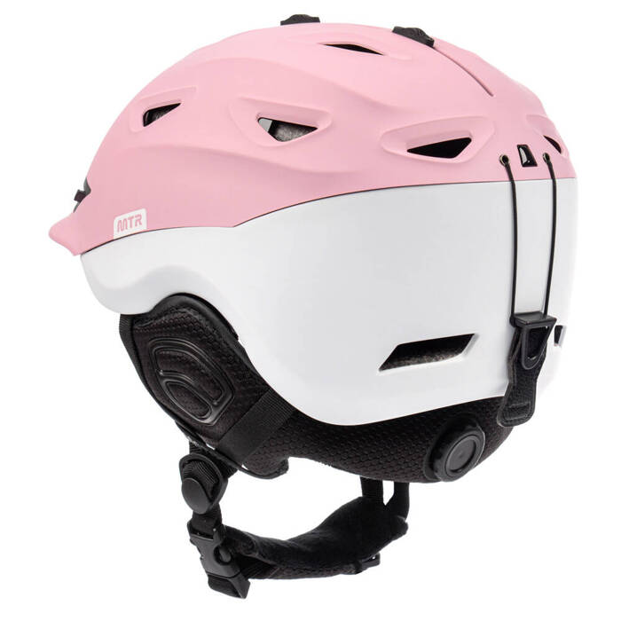 Kask narciarski Meteor Montara M 55-58 cm biały/różowy