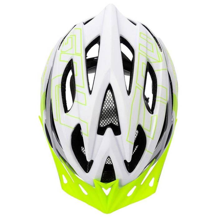 Kask rowerowy Meteor Gruver L 58-61 cm biały/zielony