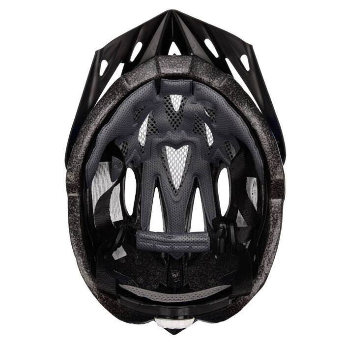 Kask rowerowy Meteor Gruver L 58-61 cm niebieski/czarny/biały