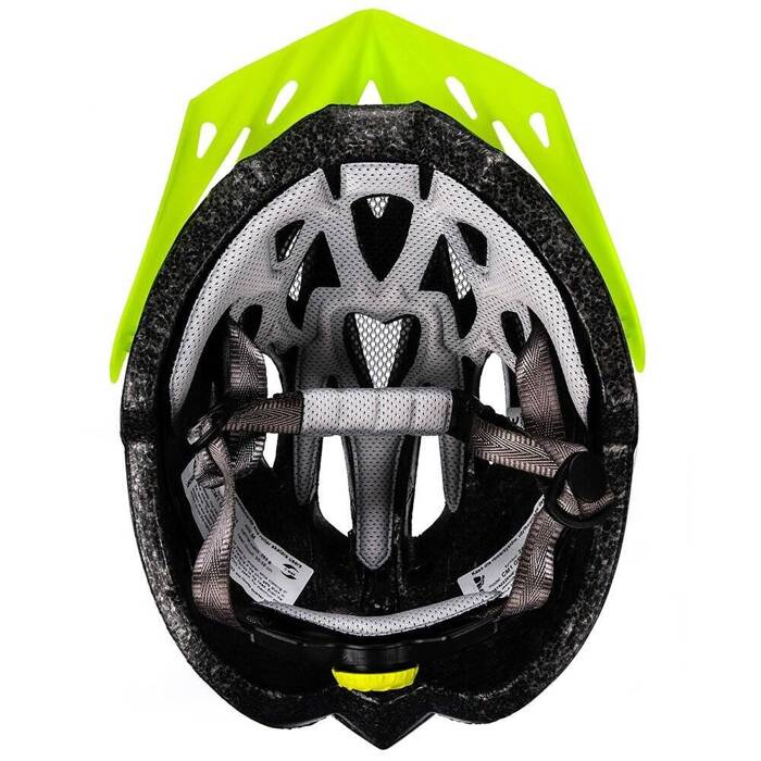 Kask rowerowy Meteor Gruver M 55-58 cm biały/zielony