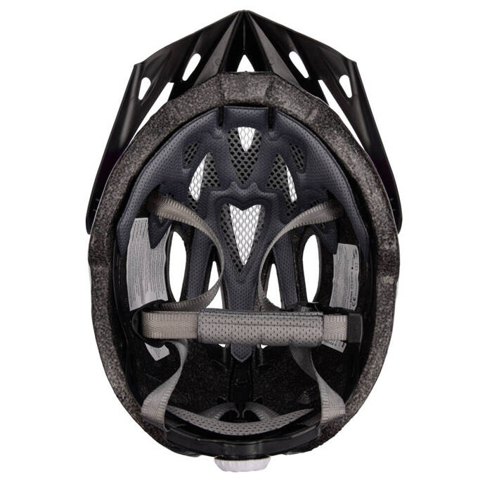 Kask rowerowy Meteor Gruver S 52-56 cm biały/szary/różowy