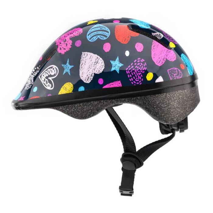 Kask rowerowy Meteor KS06 XS 44-48 cm Hearts