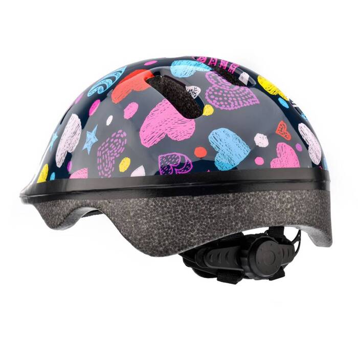 Kask rowerowy Meteor KS06 XS 44-48 cm Hearts