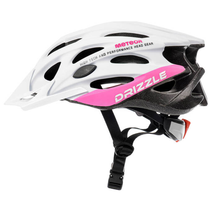 Kask rowerowy Meteor MV29 Drizzle L 58-61 cm biały/różowy