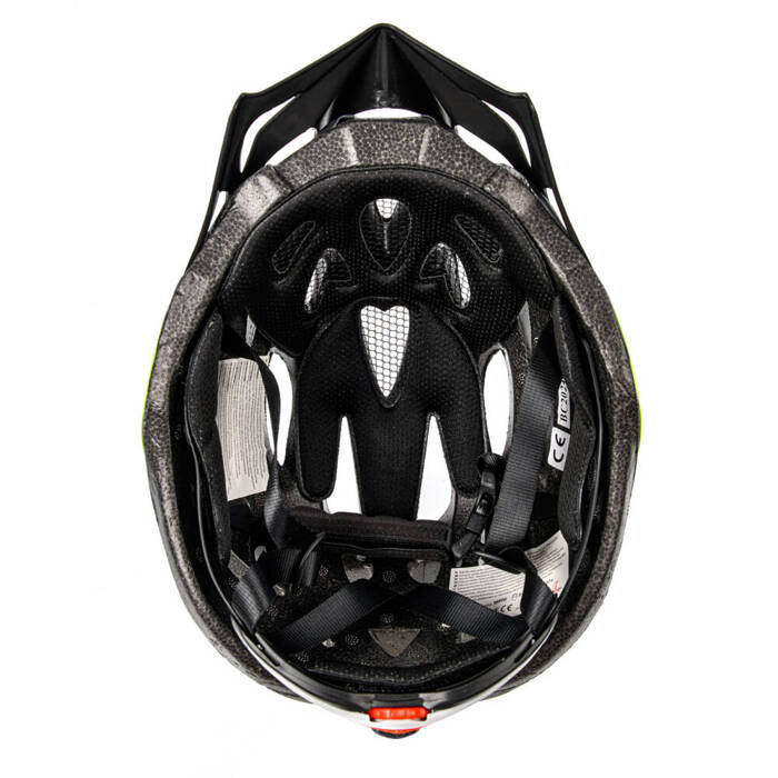 Kask rowerowy Meteor MV29 Drizzle L 58-61 cm czarny/neonowy zielony