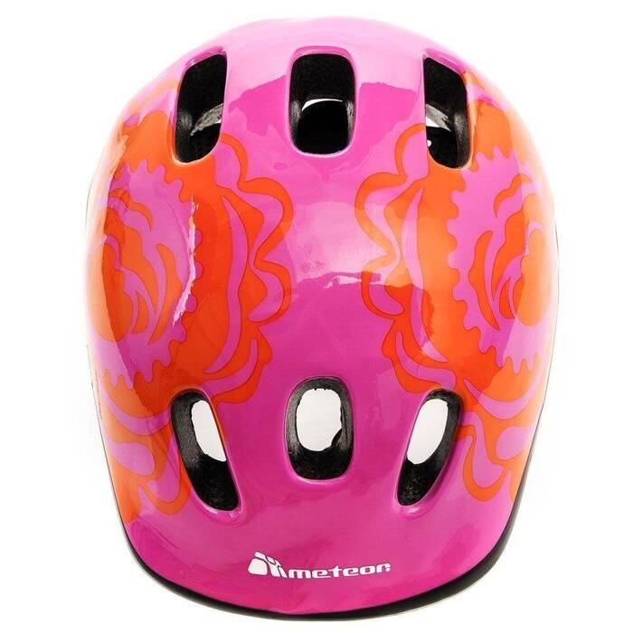 Kask rowerowy Meteor MV6-2 XS 44-48 cm Big Flower