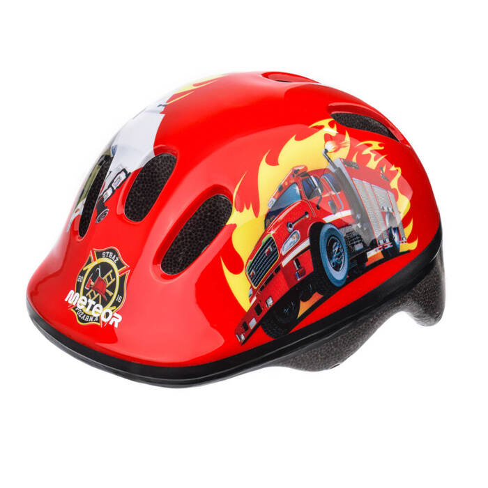 Kask rowerowy Meteor MV6-2 XS 44-48 cm Fire Engine