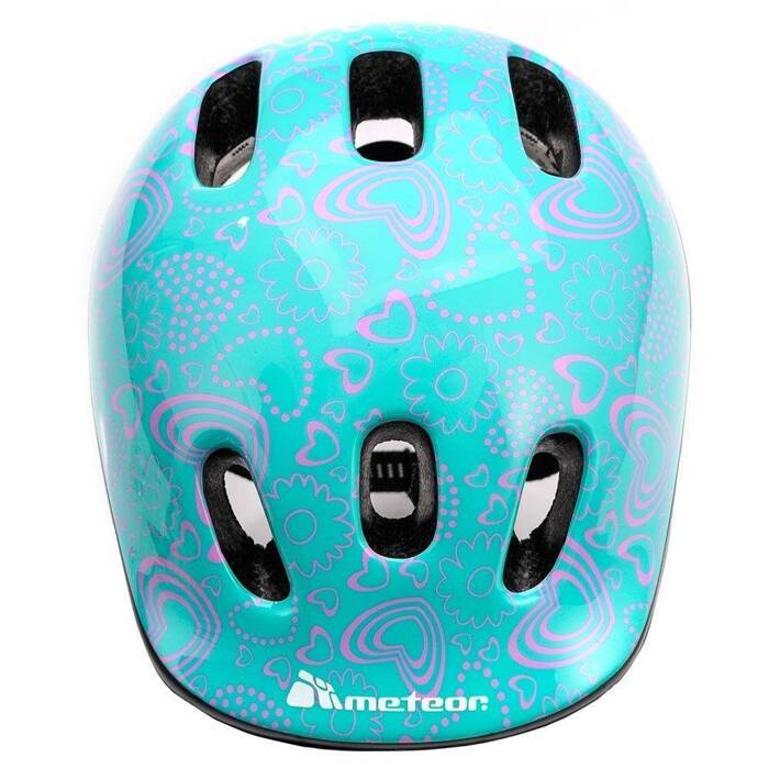 Kask rowerowy Meteor MV6-2 XS 44-48 cm Flower