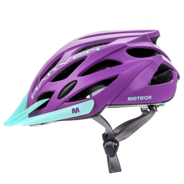 Kask rowerowy Meteor Marven L 58-61 cm bakłażanowy