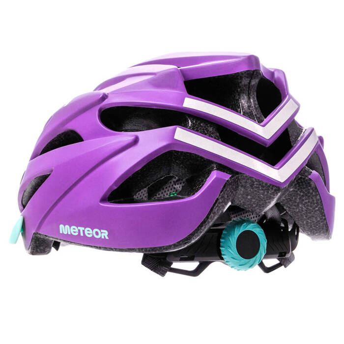 Kask rowerowy Meteor Marven L 58-61 cm bakłażanowy