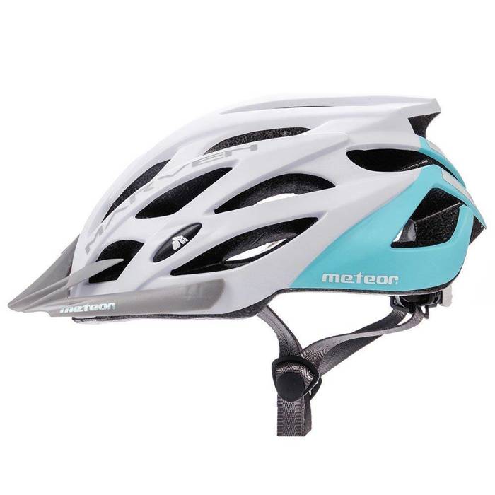 Kask rowerowy Meteor Marven L 58-61 cm biały/miętowy