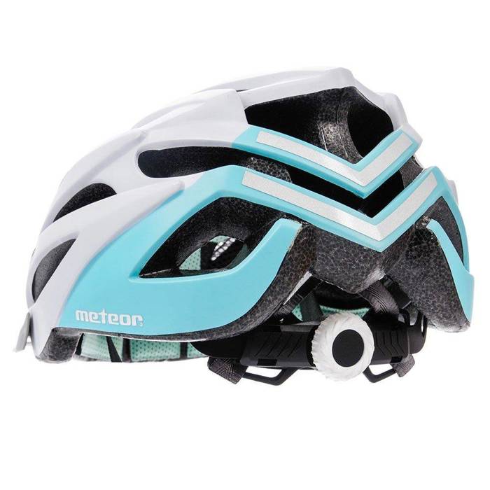 Kask rowerowy Meteor Marven L 58-61 cm biały/miętowy