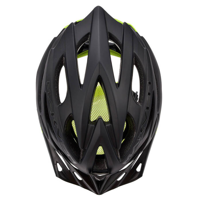 Kask rowerowy Meteor Marven L 58-61 cm czarny/zielony