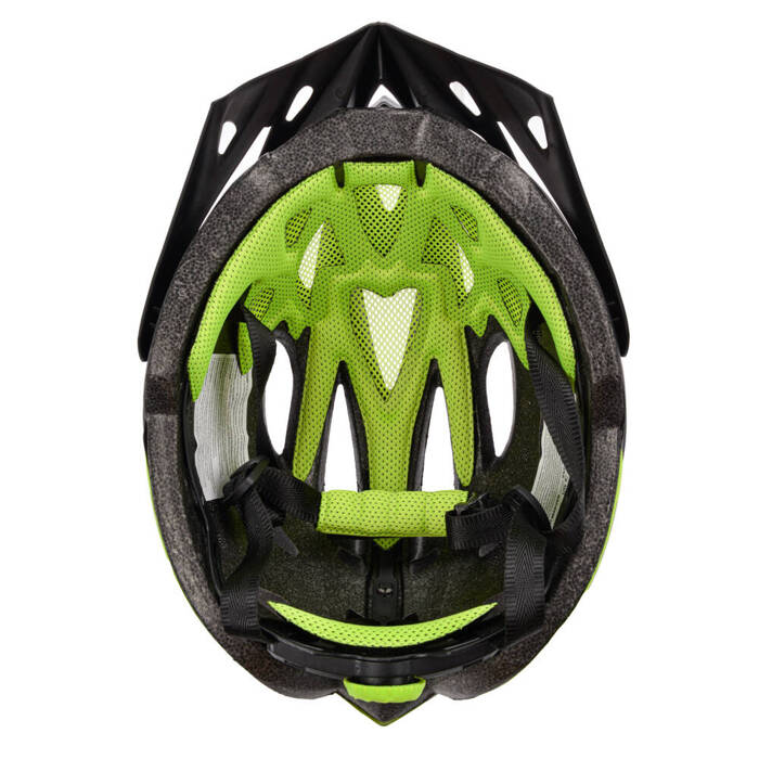 Kask rowerowy Meteor Marven L 58-61 cm czarny/zielony