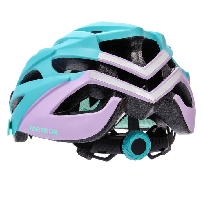 Kask rowerowy Meteor Marven L 58-61 cm miętowy/różowy