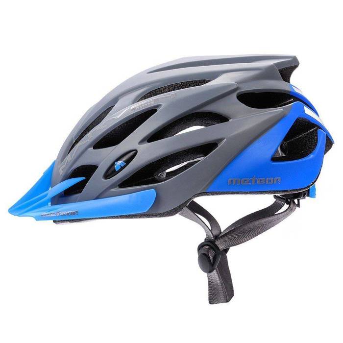 Kask rowerowy Meteor Marven L 58-61 cm szary/niebieski