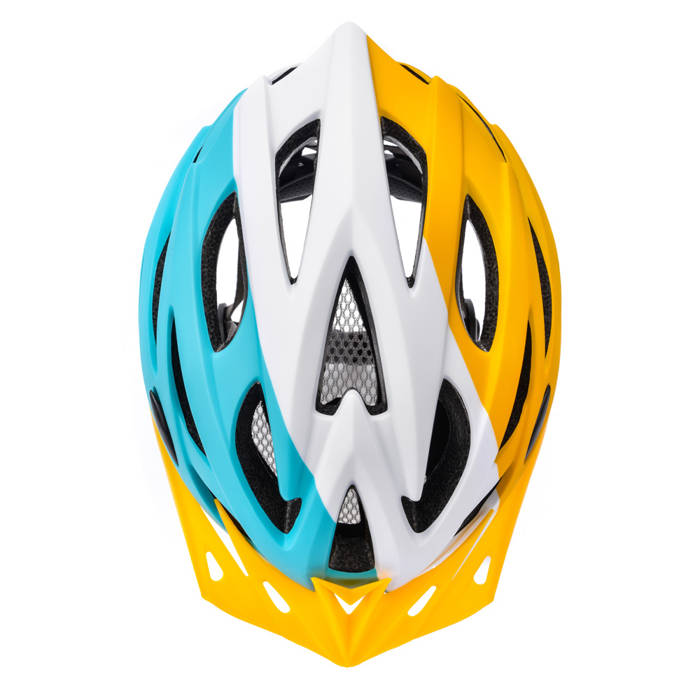 Kask rowerowy Meteor Marven M 55-58 cm miętowy/biały/żółty