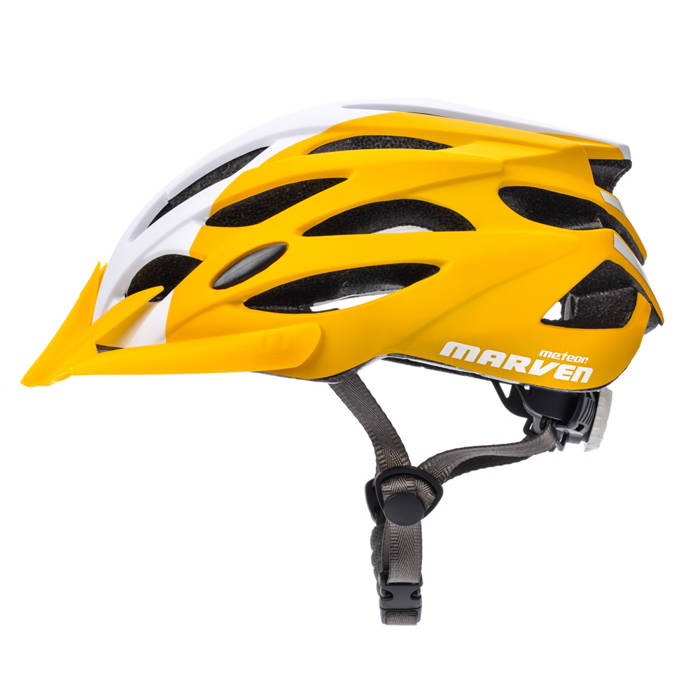 Kask rowerowy Meteor Marven M 55-58 cm miętowy/biały/żółty