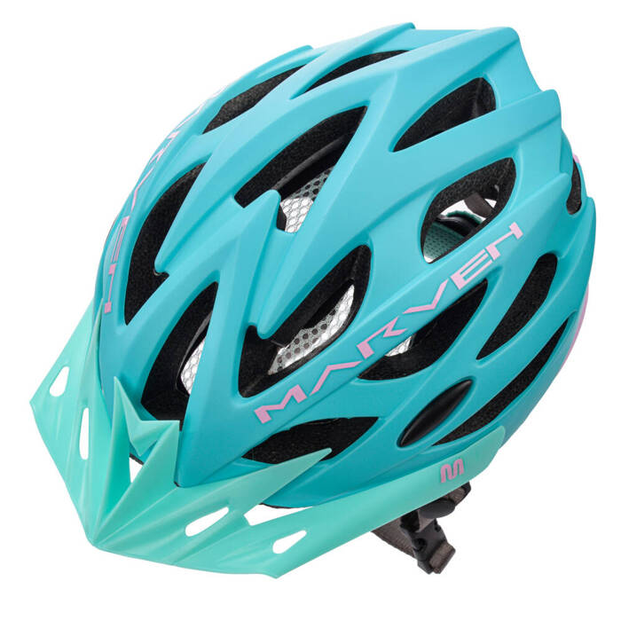 Kask rowerowy Meteor Marven M 55-58 cm miętowy/różowy