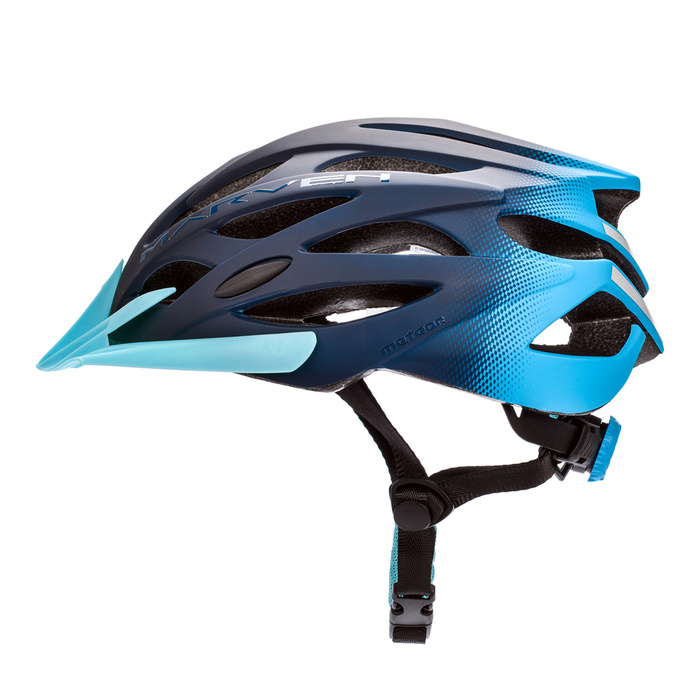 Kask rowerowy Meteor Marven S 52-56 cm granatowy/niebieski