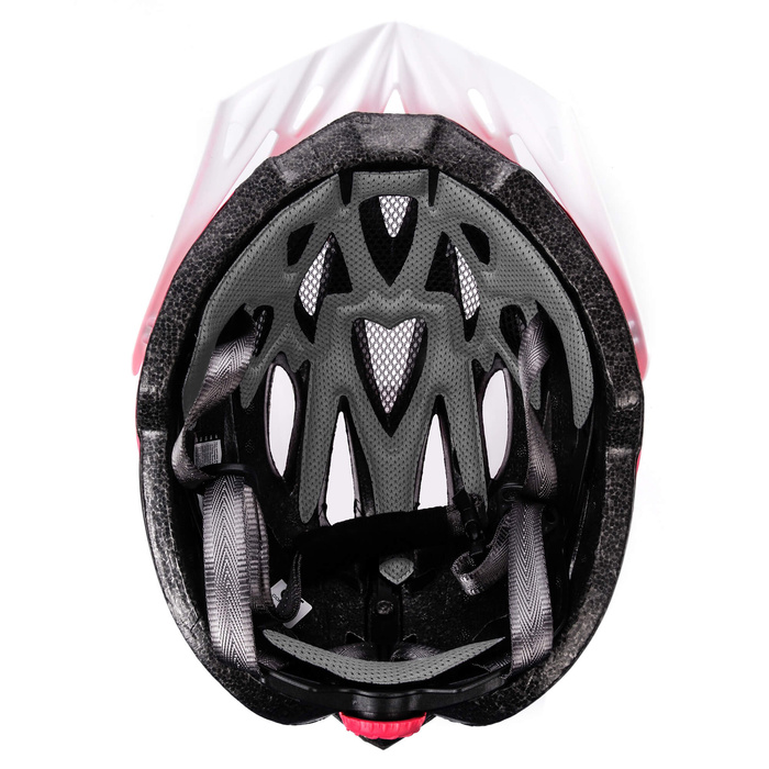 Kask rowerowy Meteor Marven S 52-56 cm koralowy/biały