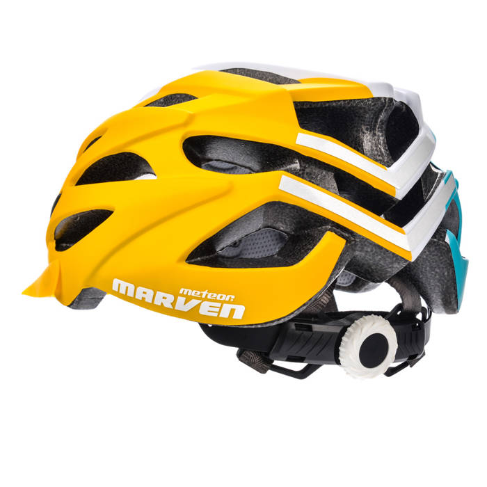 Kask rowerowy Meteor Marven S 52-56 cm miętowy/biały/żółty