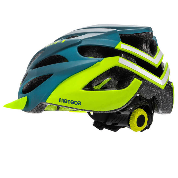 Kask rowerowy Meteor Marven S 52-56 cm zielony/ciemnozielony