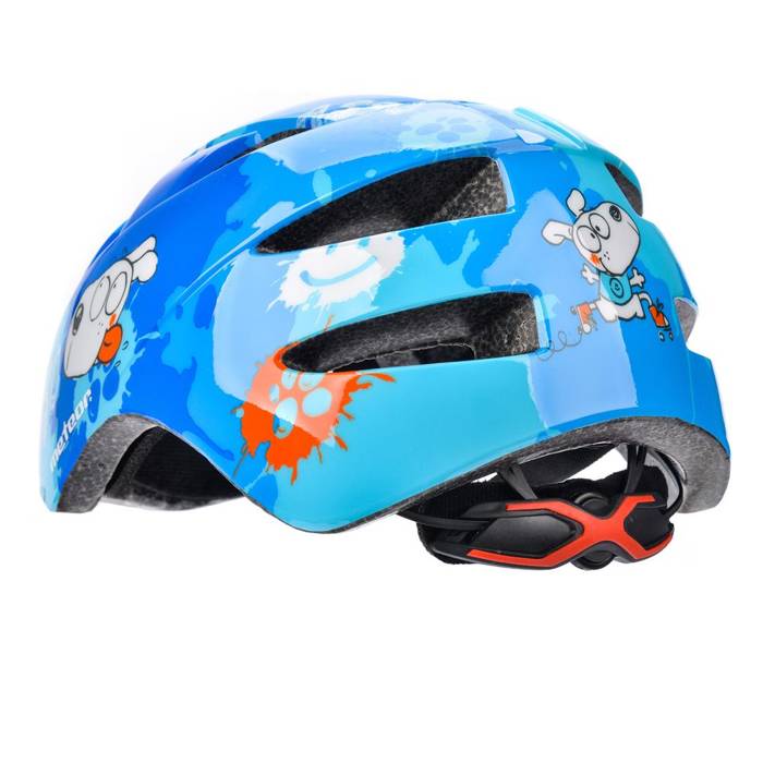 Kask rowerowy Meteor PNY11 S 43-48 cm Dogs niebieski