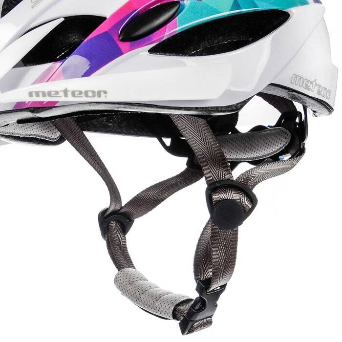 Kask rowerowy Meteor Shimmer M 55-58 cm biały