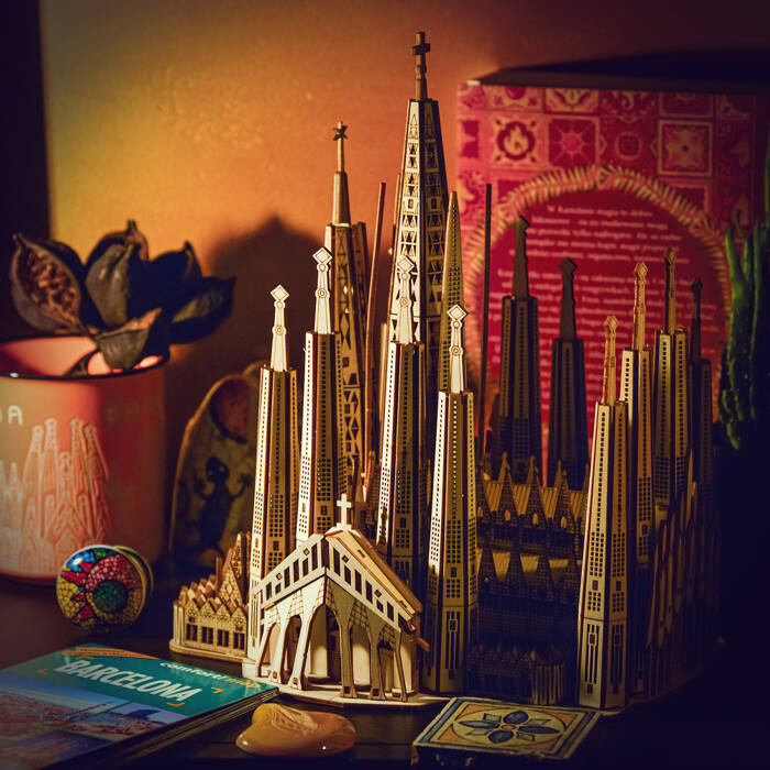 Little Story Drewniane Puzzle Model 3D - Kościół Sagrada Família