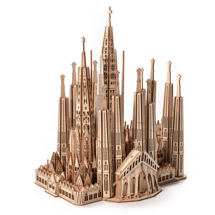 Little Story Drewniane Puzzle Model 3D - Kościół Sagrada Família